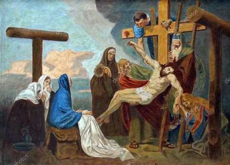 stations of the cross station 13